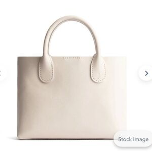 Portland Leather Cream Crossbody Bag